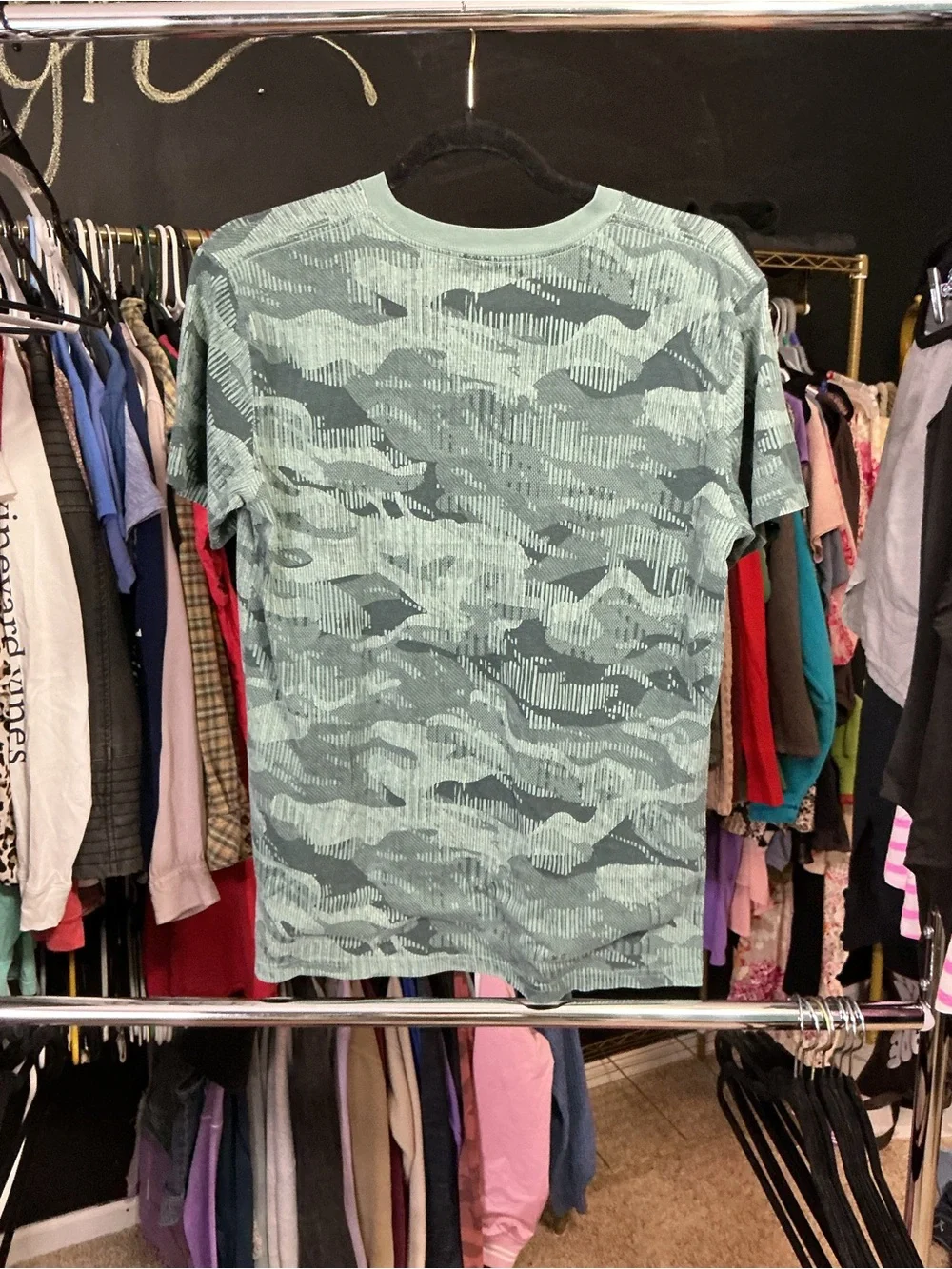 Adidas Youth Camo Logo Graphic Tee